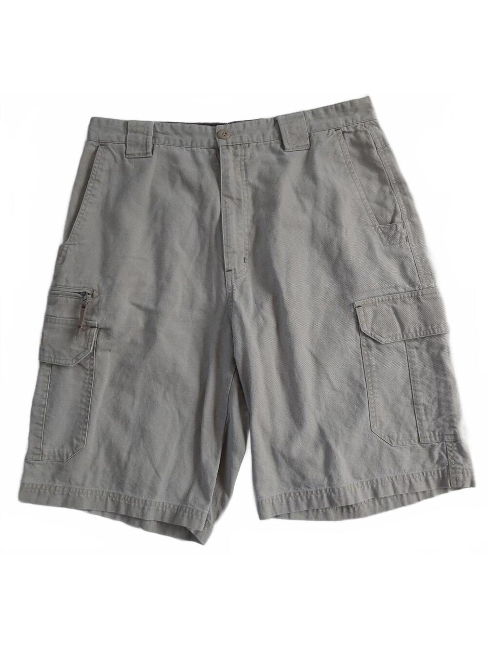 OTB Men's Casual Cargo Khaki Shorts - Size 34